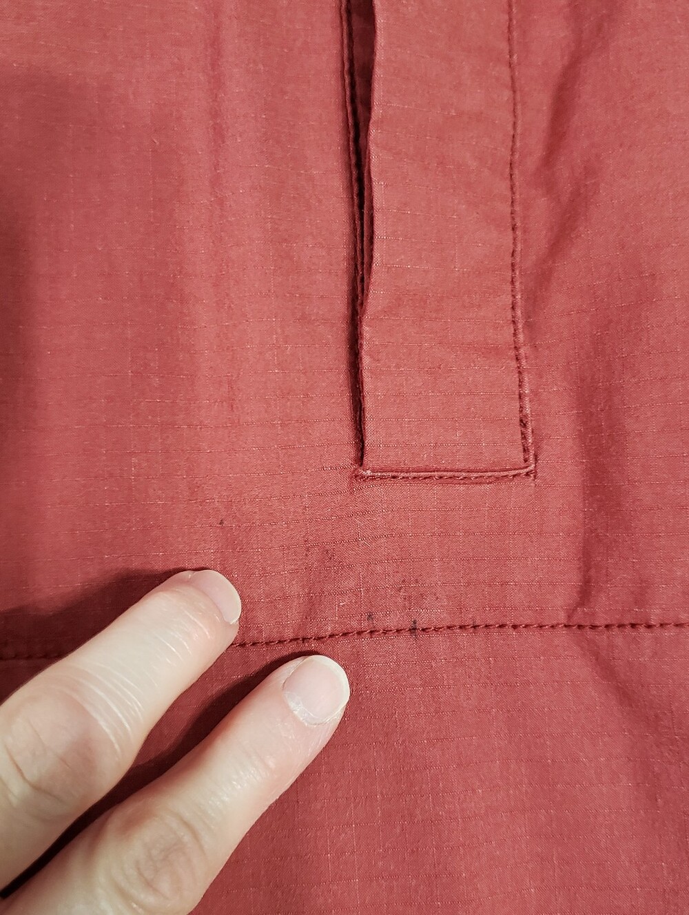 Title Nine Women Medium Long Sleeve Pullover Tunic Dress Medium Burgundy Pockets - Picture 7 of 16